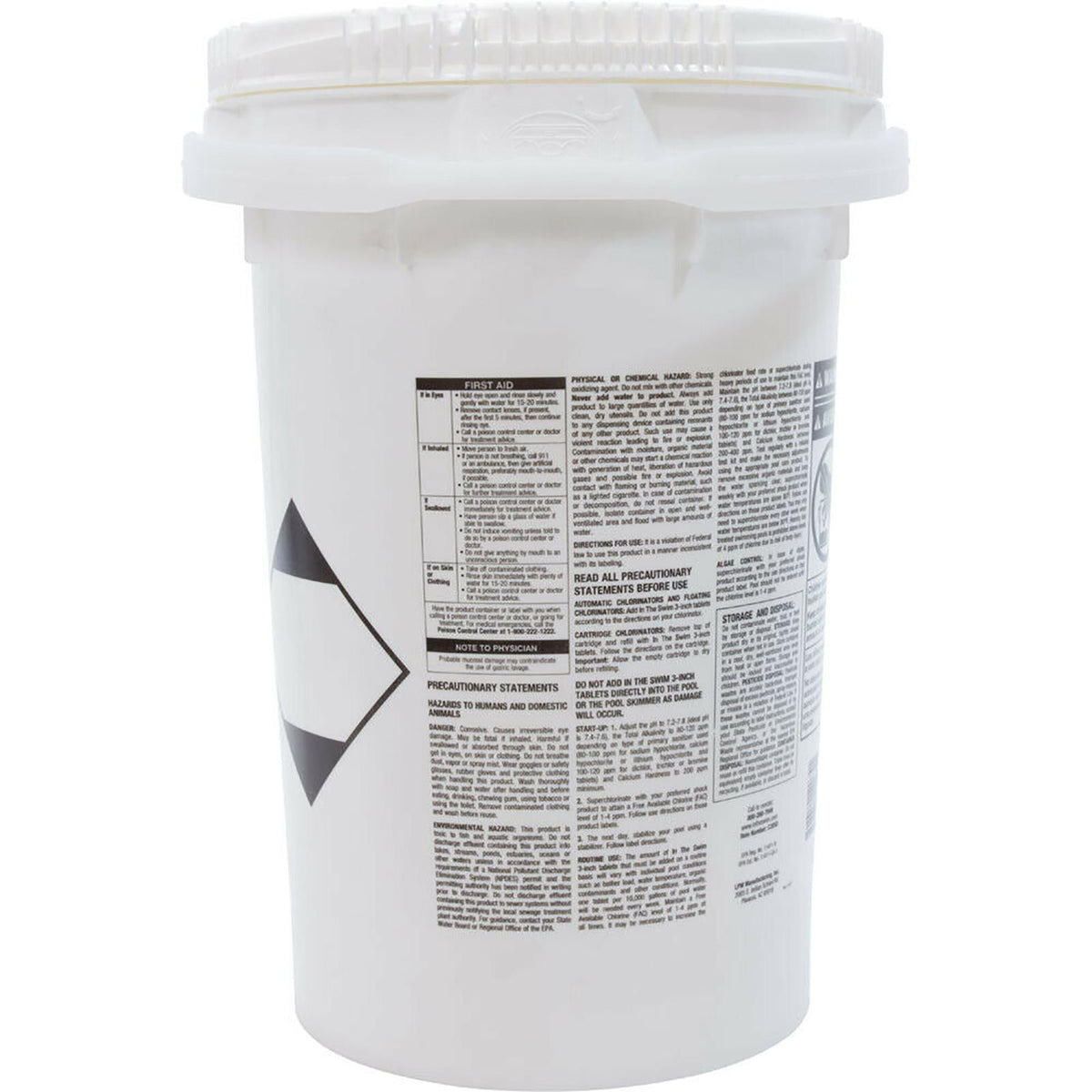 In the Swim 3 inch Chlorine Tablet Bucket - 50 Pound