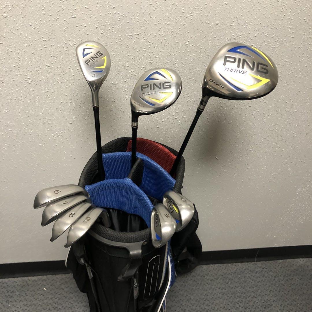 Used Ping Thrive 9 Piece Golf Junior & Teen Package Sets