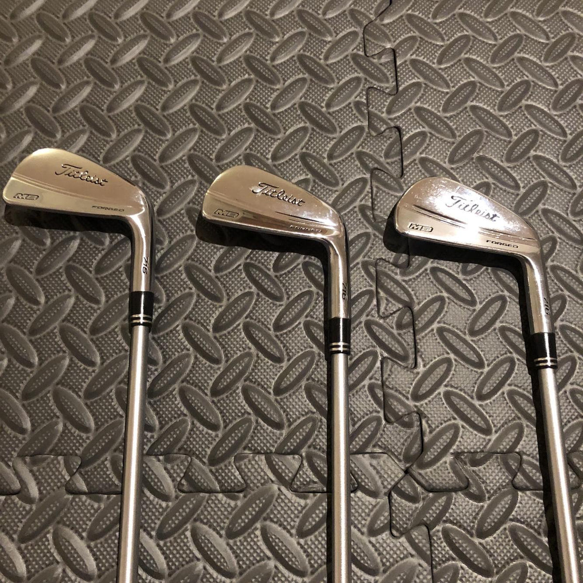 Men's Titleist 716 MB Stiff Flex Steel Shaft Right Hand Iron Set
