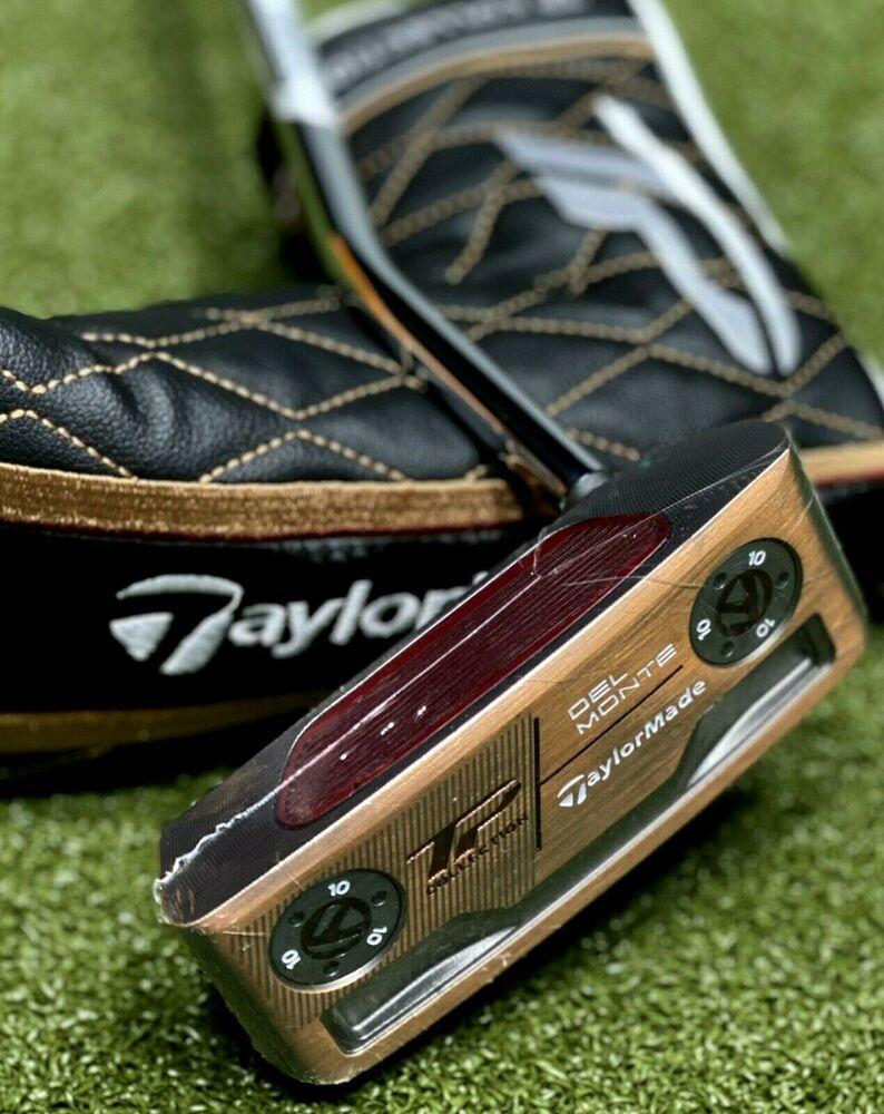 TaylorMade TP Patina Del Monte Blade Putter 34" Inch + Headcover NEW #81443
