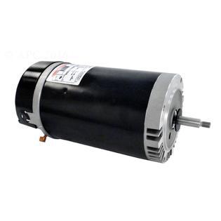 2 HP Black and Silver North Star Threaded Shaft Pool Pump Motor, 1.35 SF