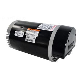 2 HP Black and Silver North Star Threaded Shaft Pool Pump Motor, 1.35 SF