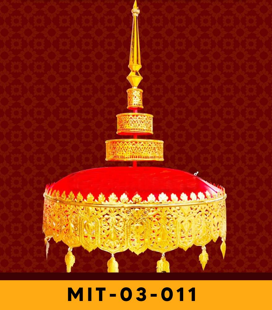 Buddhist Hindu Chatra Parosol Umbrella over Divine Royalty, #03011, many sizes