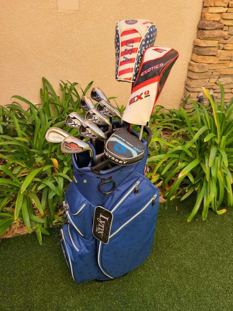 Callaway Regular Complete Golf Set +Bag,FT-5 Driver,XHot Wood,X 20 Irons,Putter