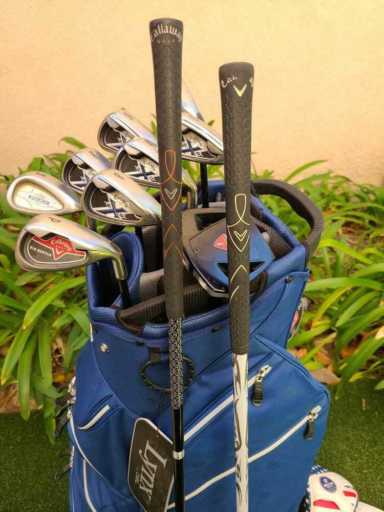 Callaway Regular Complete Golf Set +Bag,FT-5 Driver,XHot Wood,X 20 Irons,Putter