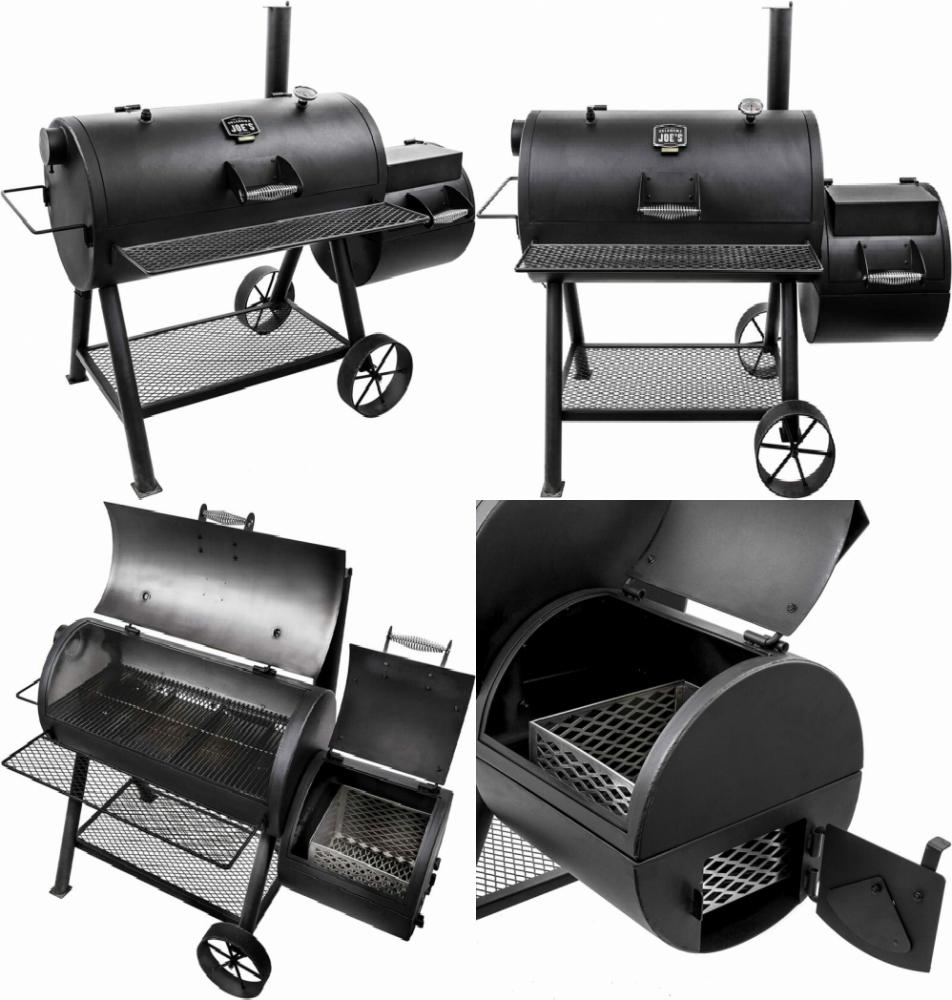 Oklahoma Joe's Longhorn Reverse Flow Smoker Black