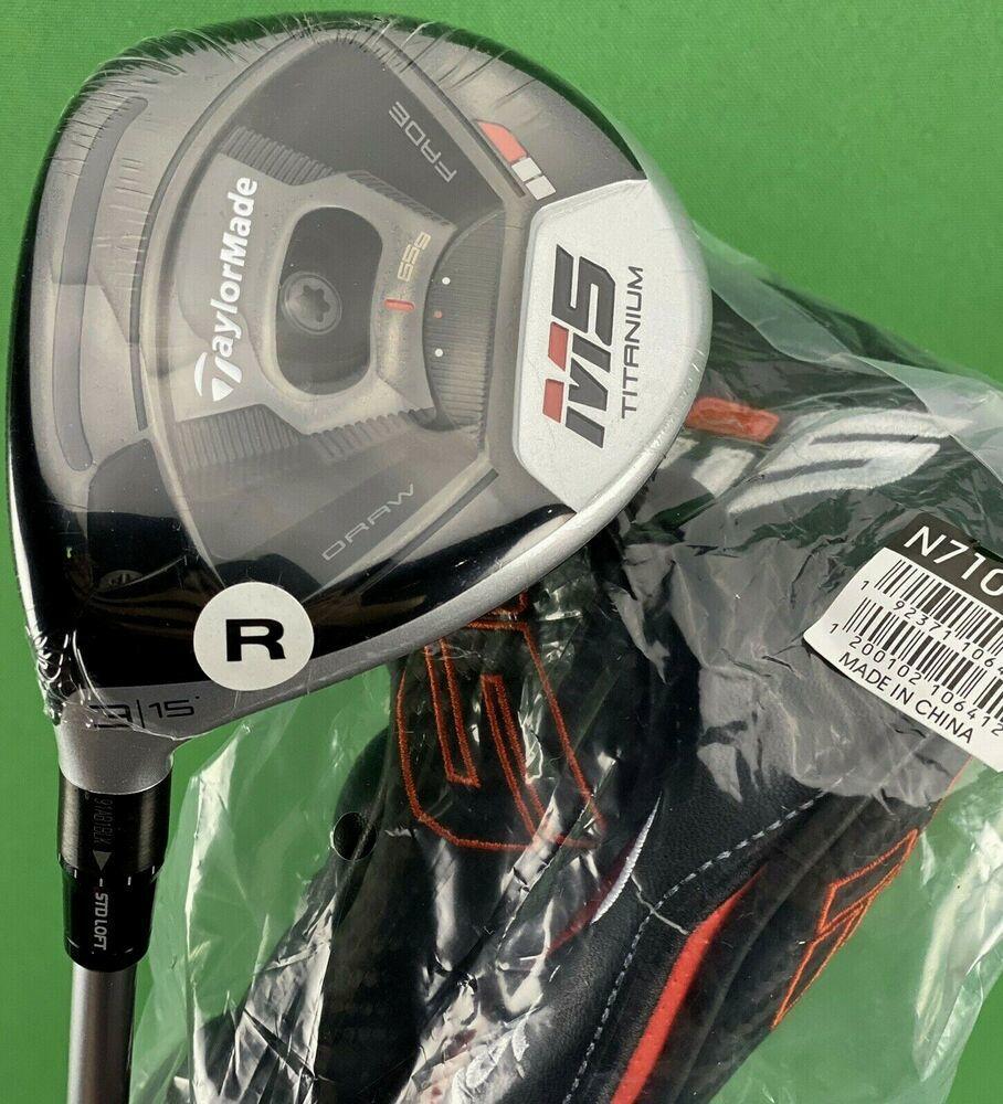 TaylorMade M5 Fairway 3-Wood LEFT Hand 15* 3W Regular R-Flex Tensei CK #79714