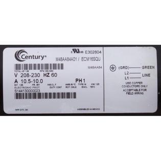 Motor, Century, 208v-230v, Var-Spd, 48fr, SQFL, V-Green