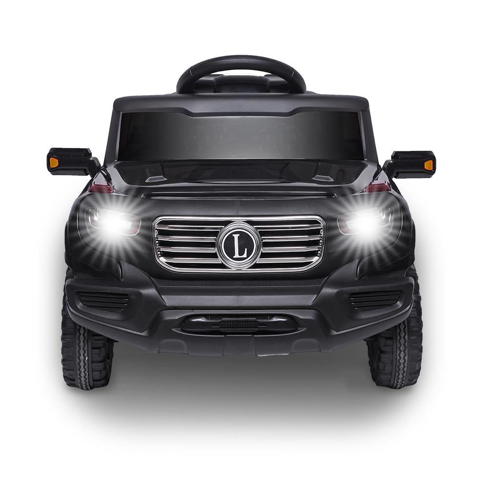 Ride On Toys for Kids 6 volt, Powered Ride on Car w/ Parental Remote Control &amp; Manual Modes, Music, Horn, Lights, Volume Control Functions, Electric Vehicle for 3-5 Years Old Boy Girls, Black, W4510