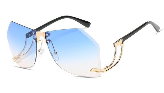 Sunglasses - Women Popular Irregular Frameless Sunglasses