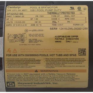 Motor, TriStar, 0.5hp, 115v/208-230v, SQFL, Full Rate, EE