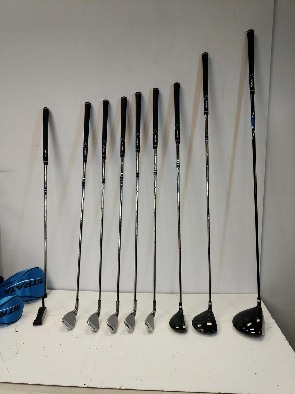 Used St Strata 10 Peice Set 10 Piece Steel Regular Golf Club Sets Mens