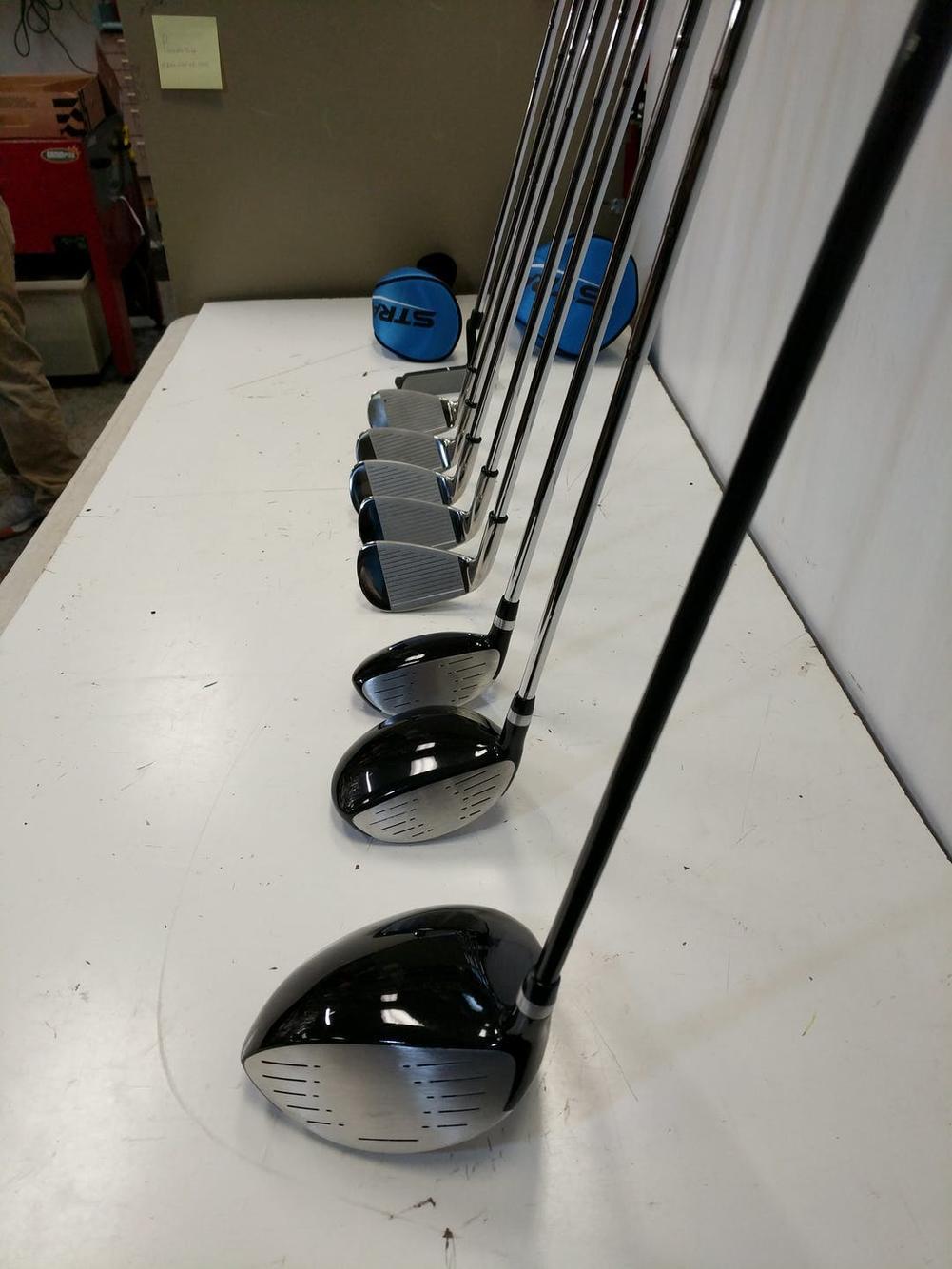 Used St Strata 10 Peice Set 10 Piece Steel Regular Golf Club Sets Mens
