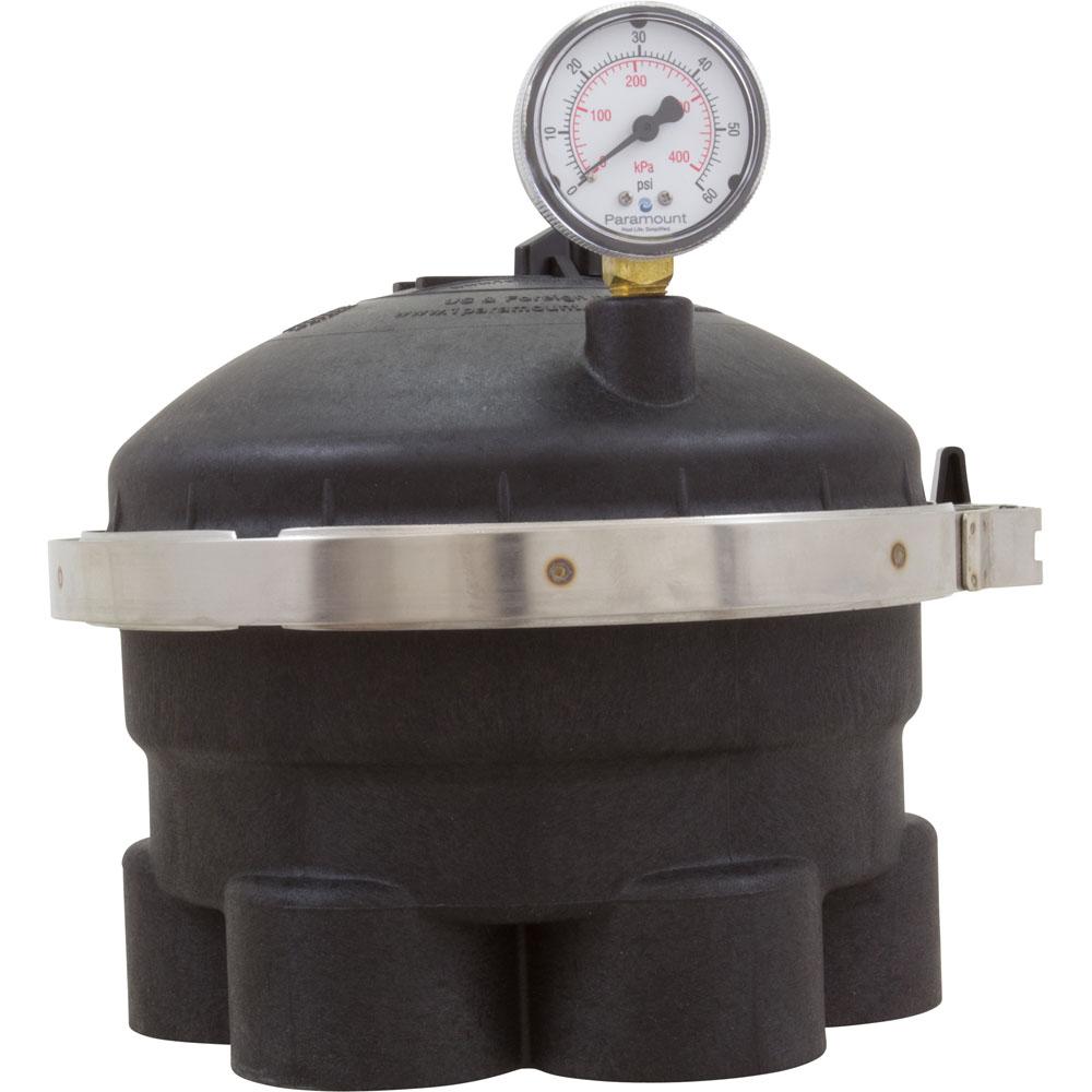 Pools Water Valve, , 6 Port, 2", Black