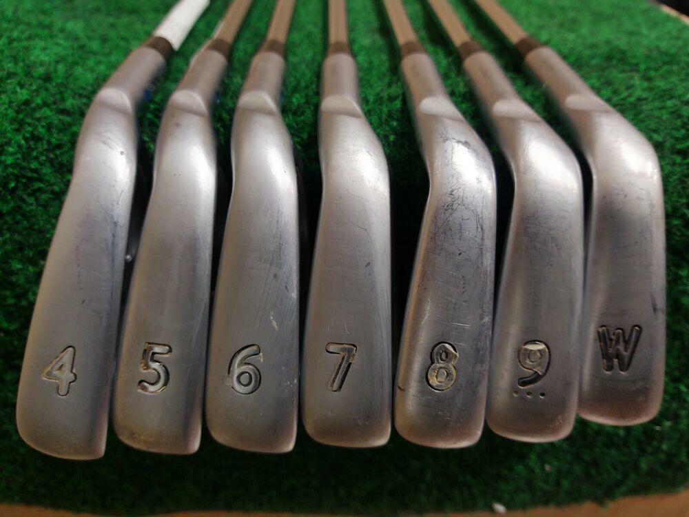 Ping i200 Blue Dot Golf Iron Set 4-PW Steel Shaft Stiff Flex Project X 6.0 Nice