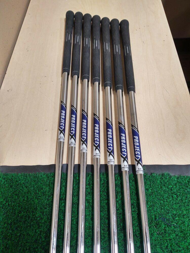 Ping i200 Blue Dot Golf Iron Set 4-PW Steel Shaft Stiff Flex Project X 6.0 Nice