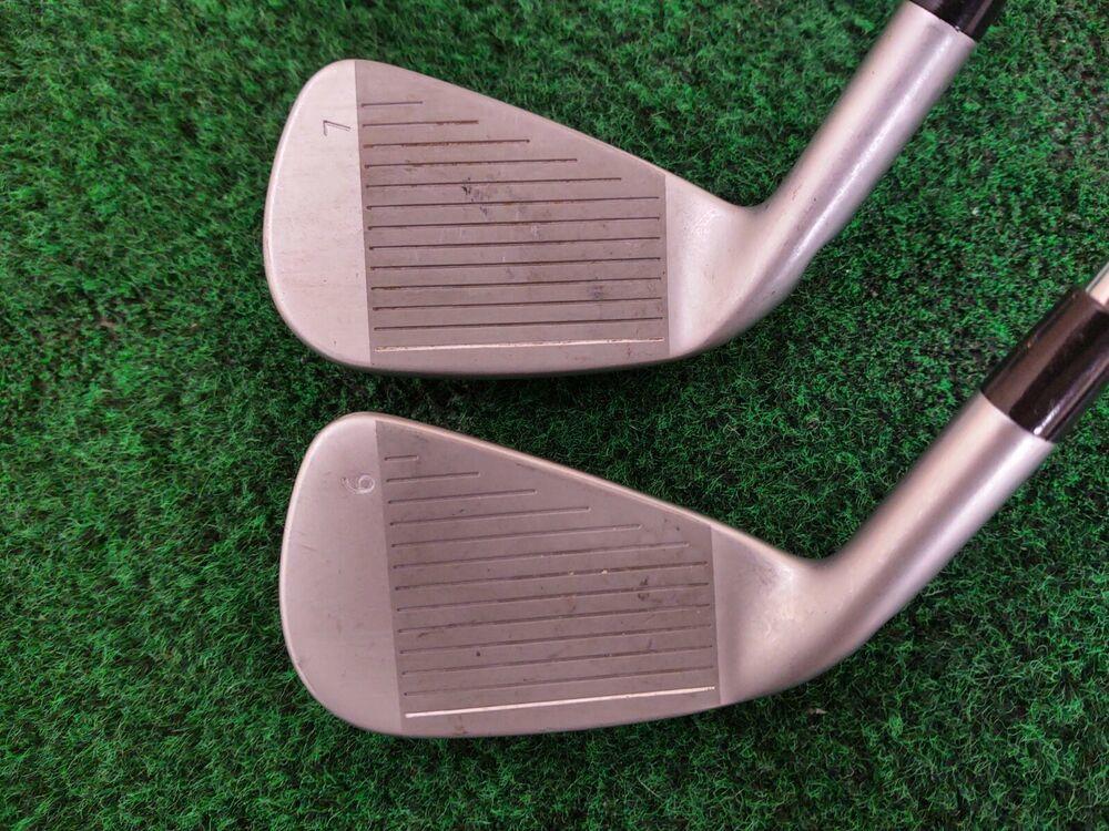 Ping i200 Blue Dot Golf Iron Set 4-PW Steel Shaft Stiff Flex Project X 6.0 Nice