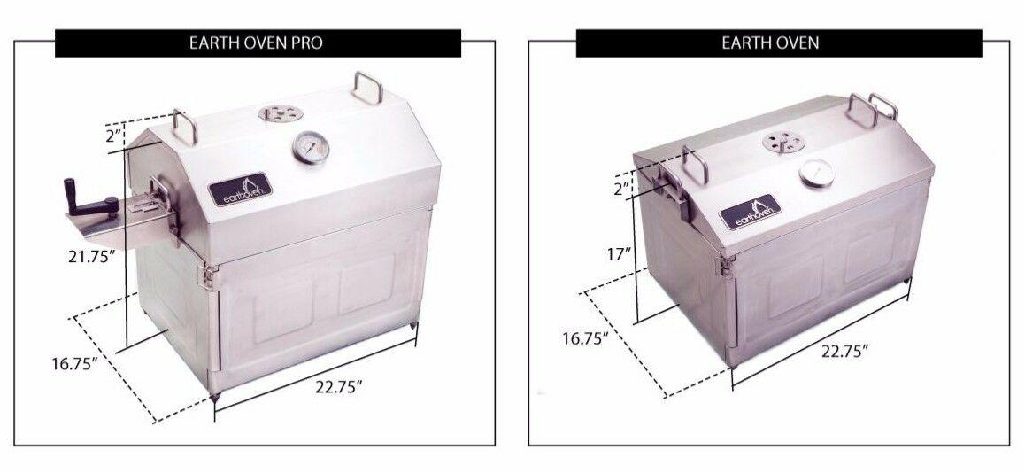 Earth Oven® - BBQ Grill, Smoker, Roaster, Stainless Steel Outdoor Earth Pit BBQ