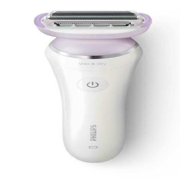 SatinShave PrestiWomens Electric Shaver, Cordless & Dry Use, 5 Ac