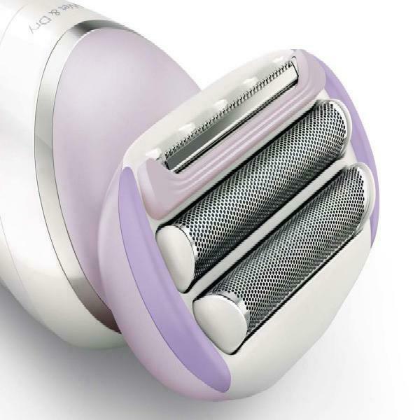 SatinShave PrestiWomens Electric Shaver, Cordless & Dry Use, 5 Ac