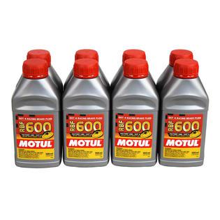 100949 DOT 4 600 Full Synthetic Racing Brake Fluid 500mL/1.05 Pts 8 Pack
