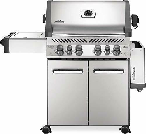 Napoleon P500RSIBNSS-3 Prestige 500 RSIB Natural Gas Grill,sq. in + Infrared Sid