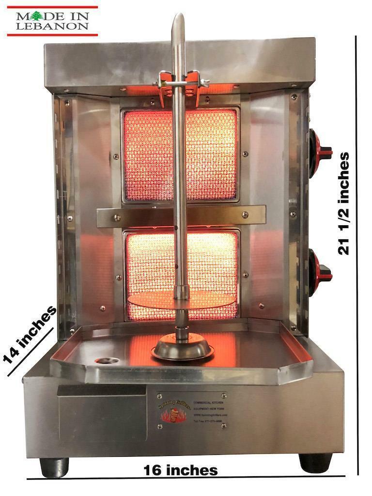 Gyro Machine By Spinning Grillers - SG1 - 2 Burners - LPG