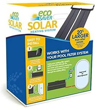 Horizon Ventures EcoSaver 30" x 10' Solar Panel Pool Heater for Above Ground Pools (2 Pack) ES10SP-1
