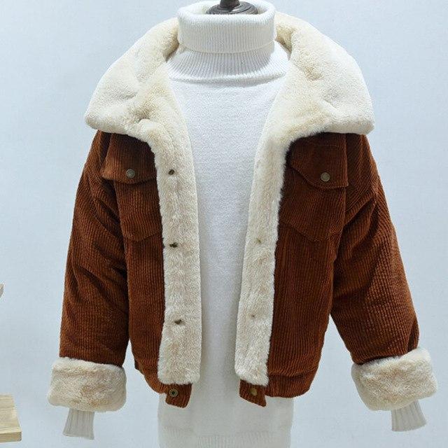 Thick Short Lambswool Jacket