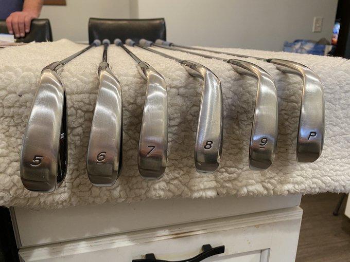 Used Men's Extreme 9+ Right Handed Irons Regular Flex Steel Shaft