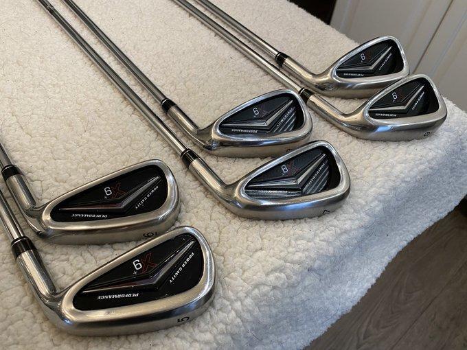Used Men's Extreme 9+ Right Handed Irons Regular Flex Steel Shaft