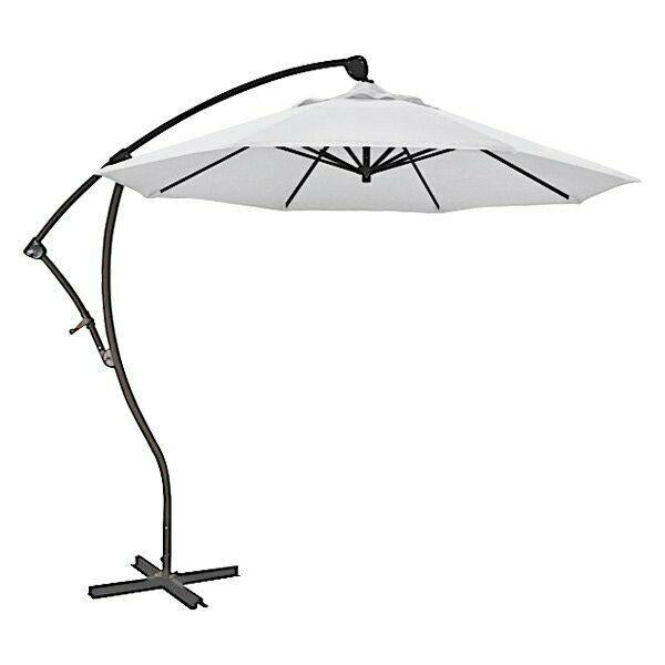 California Umbrella CAUBA908117-F04 Bayside Series 9 ft. Crank Lift Aluminium Ca