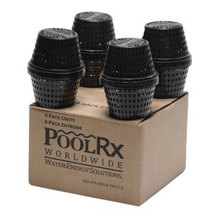 PoolRx 101067 Black Units Swimming-Pool-Algaecides (4 Pack), 20,000-30,000 Gallon