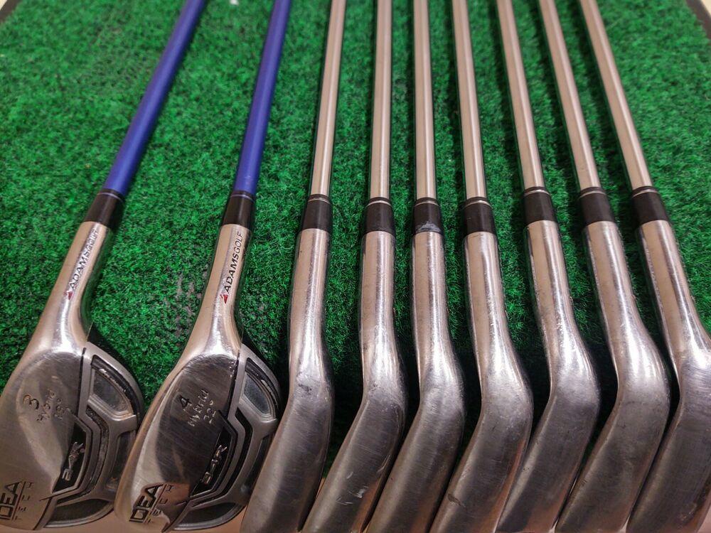 Adams Idea Tech A4R Golf Iron Set 3H,4H,5-PW,GW Regular Flex Graphite/Steel