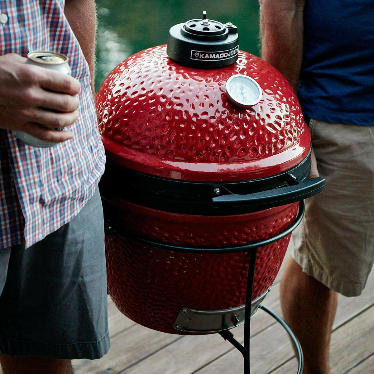Kamado Joe Joe Jr Ceramic Grill On Stand
