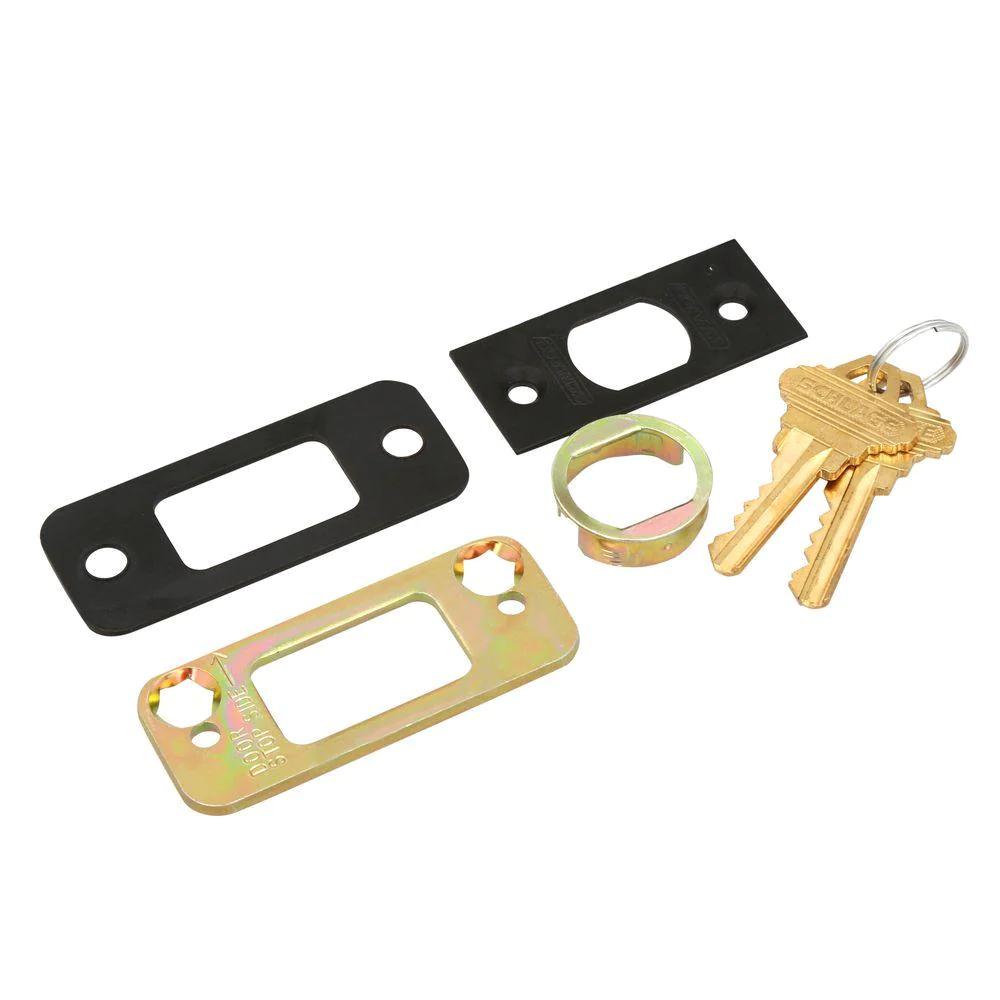 Camelot Keypad Electronic Door Lock Deadbolt and Georgian Knob in Aged Bronze