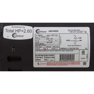 REGAL BELOIT RICA INC B2843 SQ FL 2HP EE 208/230V