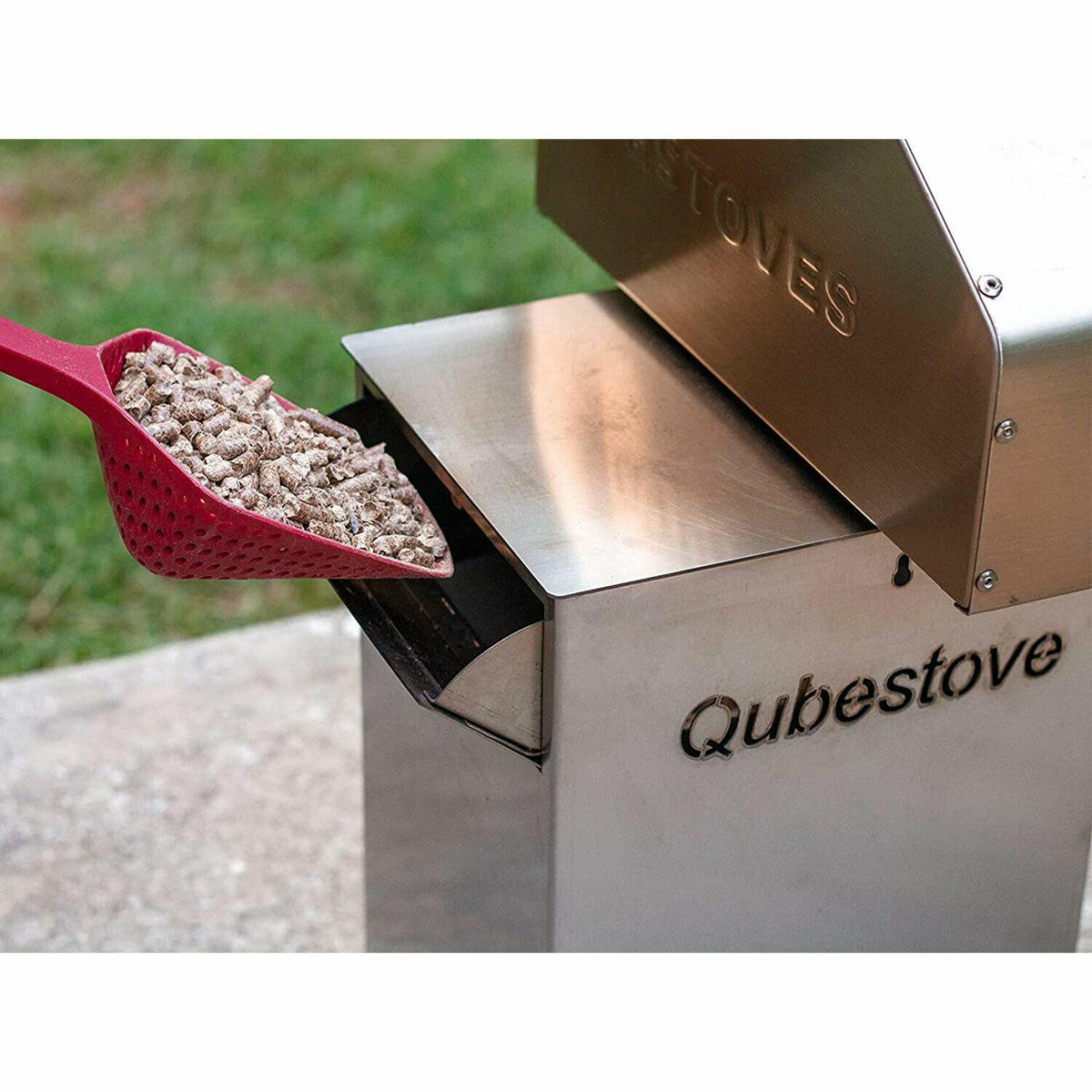 QStoves Qubestove Portable Outdoor Pizza Oven and Stove w/ Rotating Pizza Stone