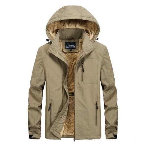 Men Warm Casual Bomber Jacket