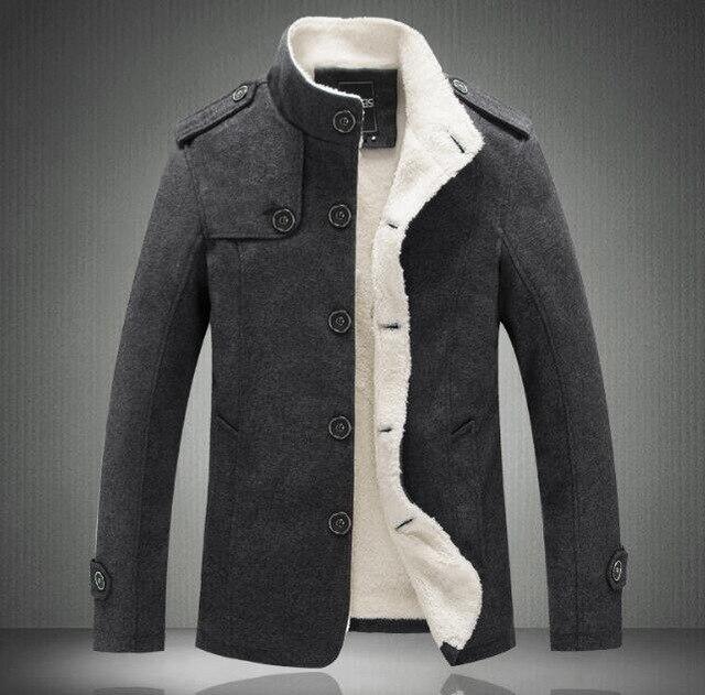New Wool Blend Fashion Winter Jacket