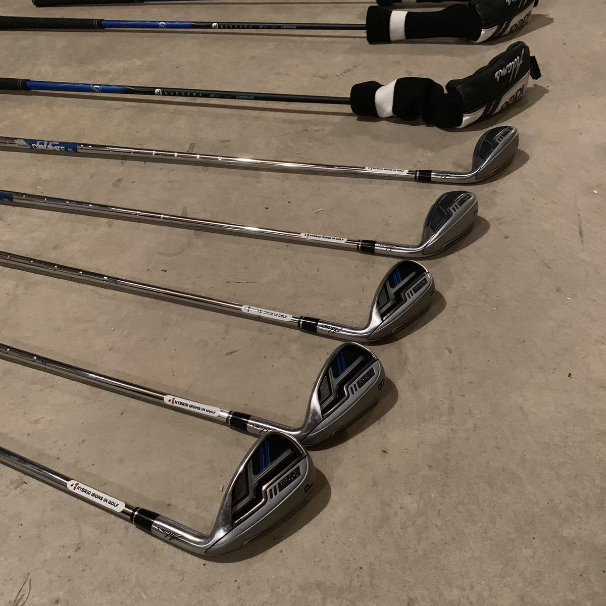 Men's Right Handed Idea Hybrid Regular Flex Graphite/Steel Shaft Iron Set
