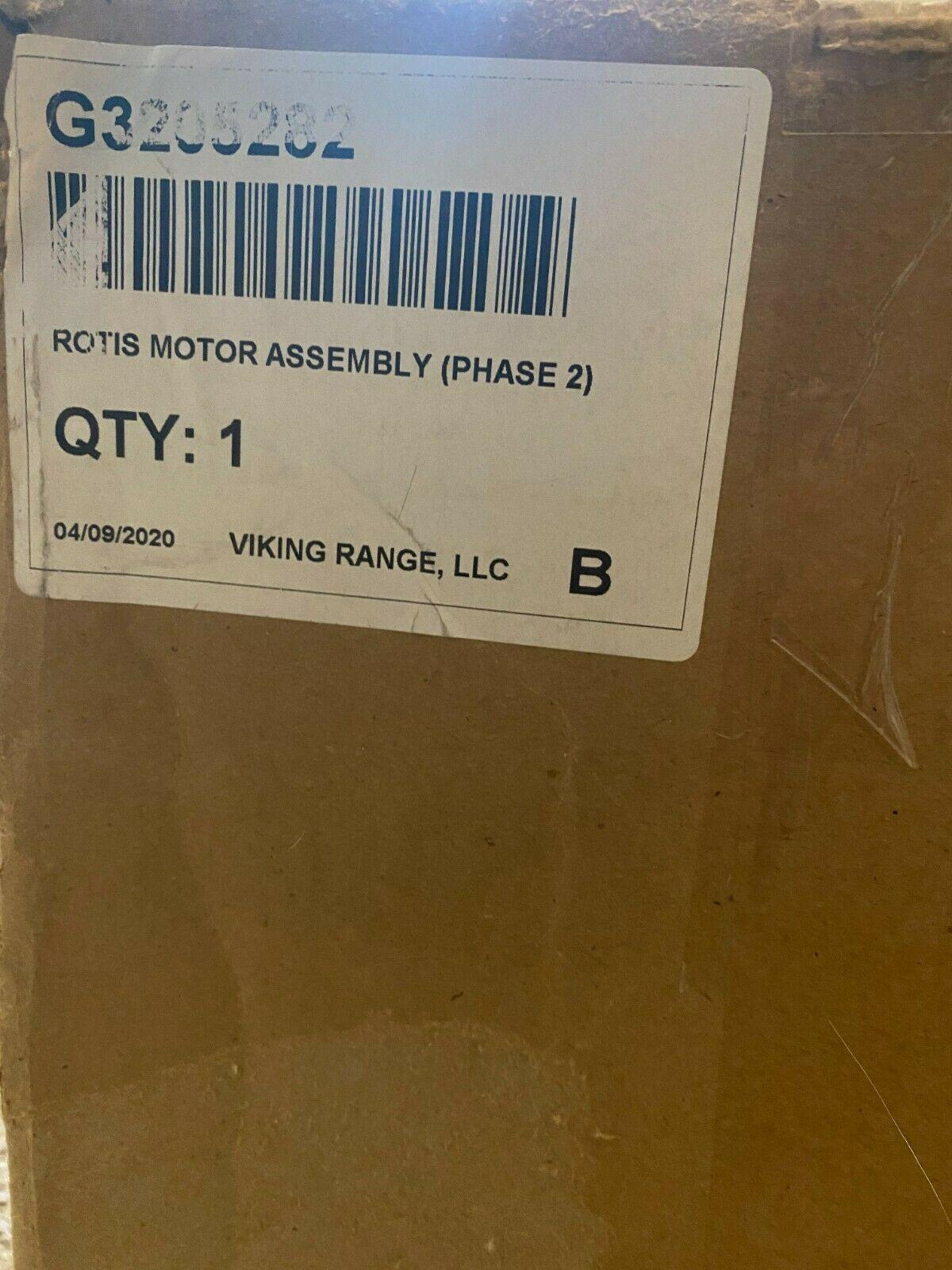 Viking G3205282 Rotisserie Motor Assembly - NEW OEM - DISCONTINUED