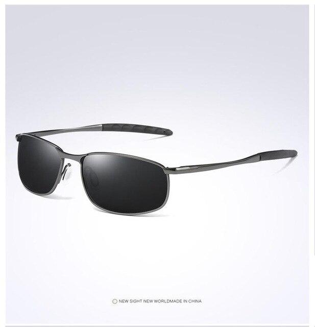 Luxury HD Polarized Silver Metal Frame Driving Pilot Sunglasses With Box