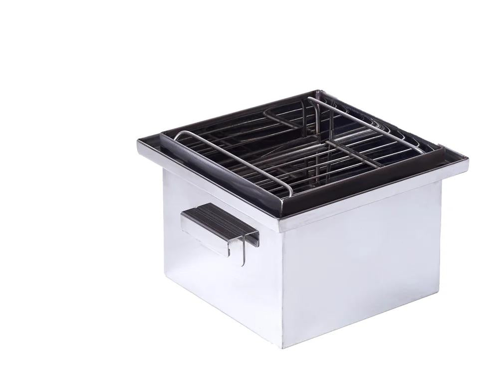 BBQ GRILL SMOKEHOUSE - MEAT, FISH STAINLESS STEEL,  PICNIC AT HOME