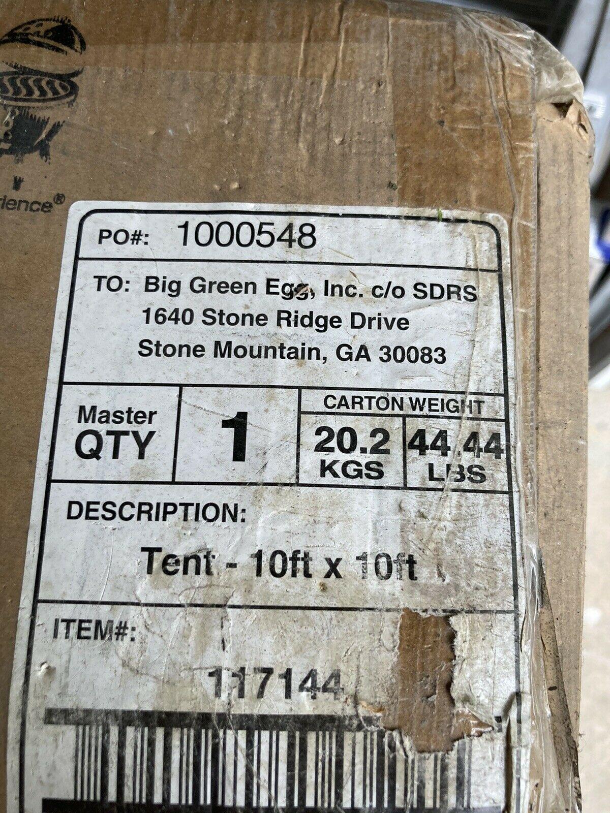 big green egg 10x10 Tent brand new!