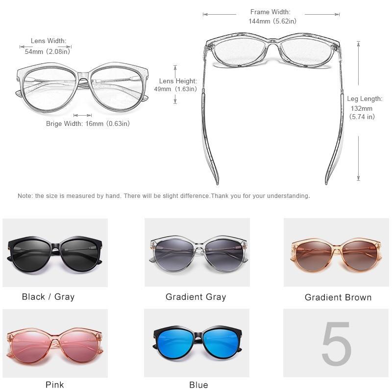 Gradient Lens Luxury Polarized Women's Sunglasses
