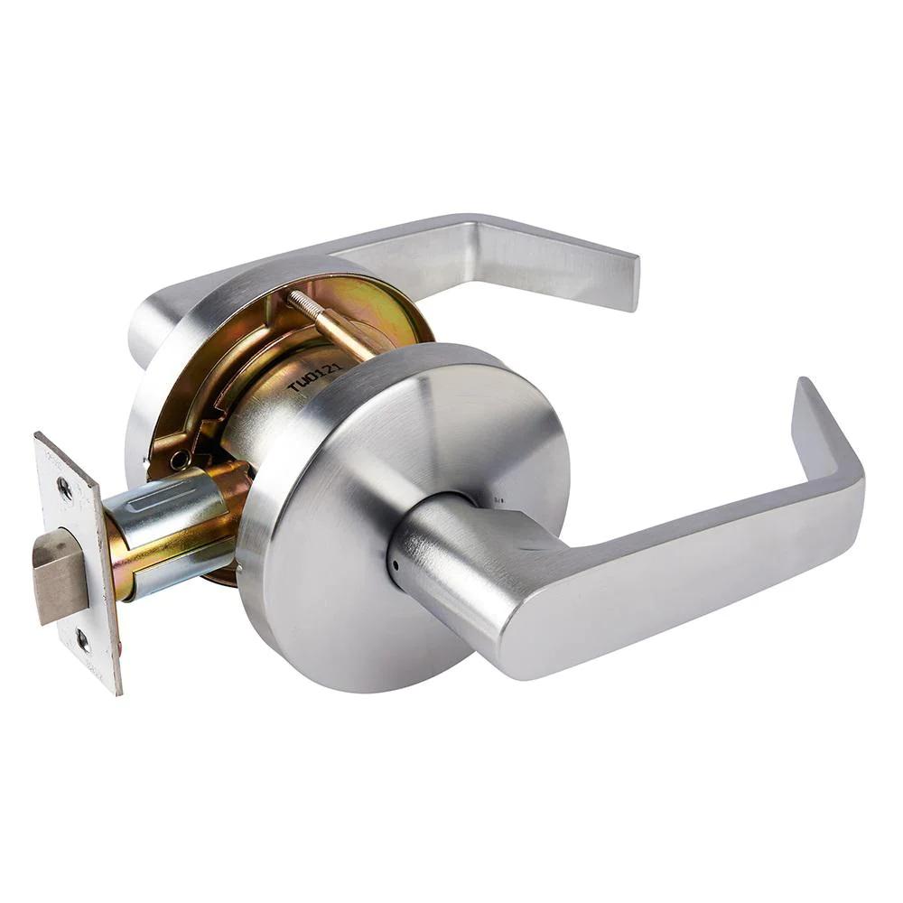 Commercial 2-3/4 in. Satin Chrome Heavy Duty PassaHall/Closet Door Lever