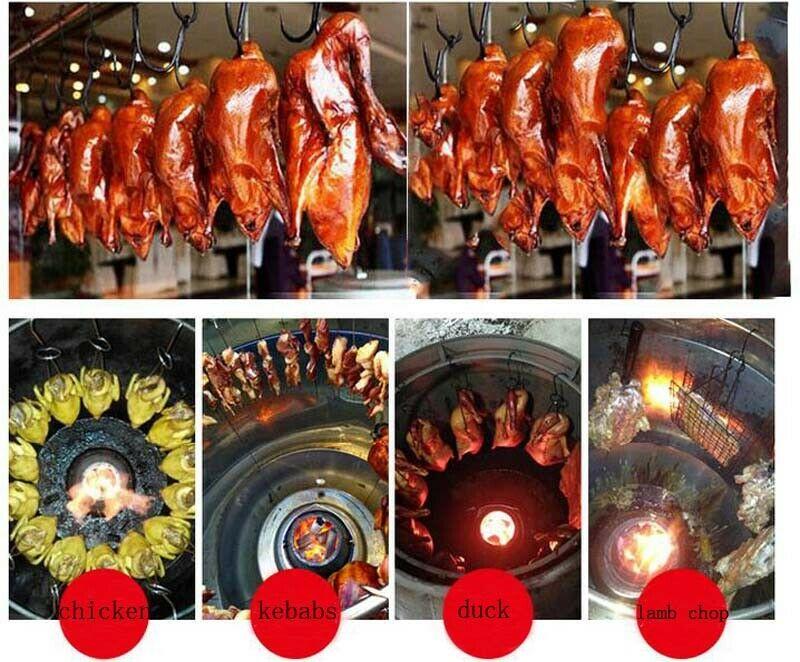 New Barbecue Duck Grill Roast Baking Roaster Carbon Cooking Stainless Steel US