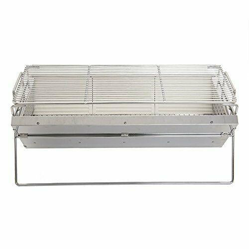 UNIFL Table Top Charcoal and Ceramic Grill UNICERA LONG Ling stainless JAPAN