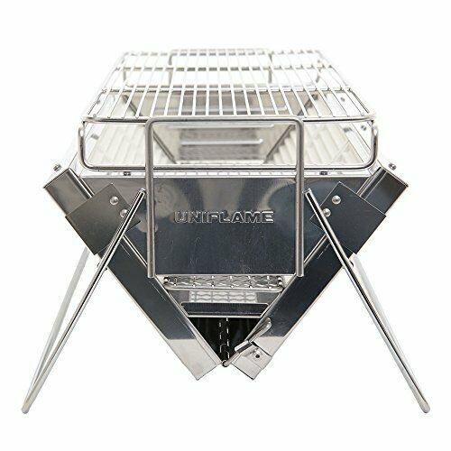UNIFL Table Top Charcoal and Ceramic Grill UNICERA LONG Ling stainless JAPAN